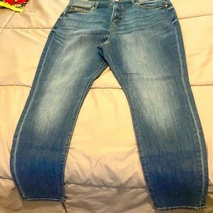 Loft Petite High Rise Skinny Jeans in Authentic Dark Indigo